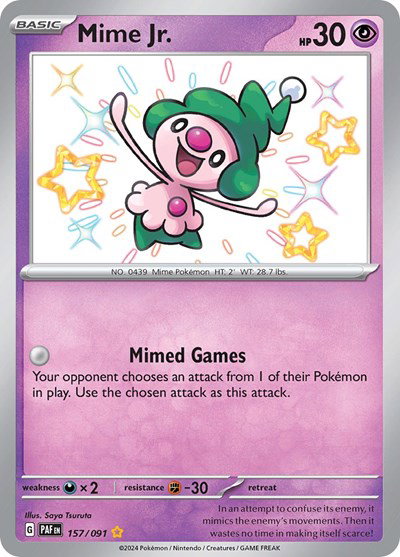 Mime Jr. 157/091 — Paldean Fates
