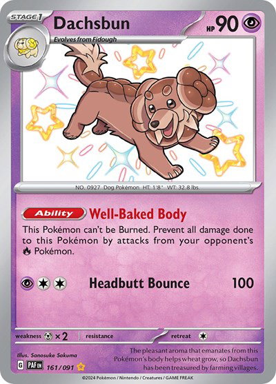 Dachsbun 161/091 — Paldean Fates