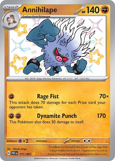 Annihilape 171/091 — Paldean Fates