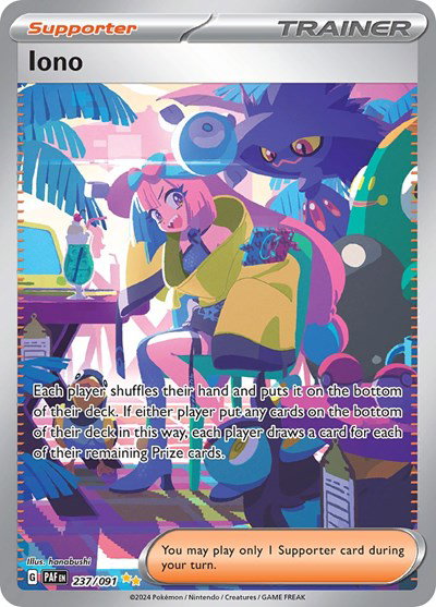 Iono 237/091 237/091 — Paldean Fates