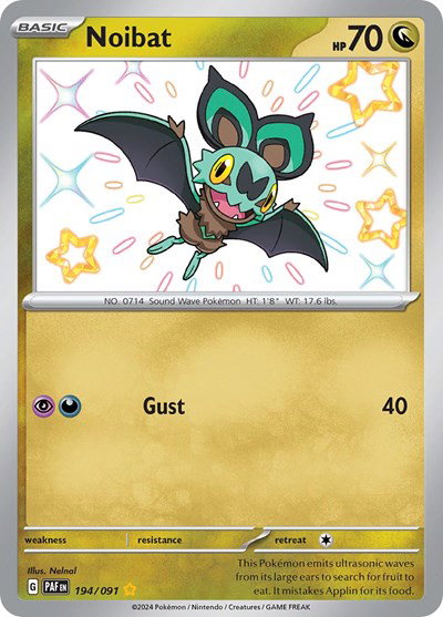 Noibat 194/091 — Paldean Fates