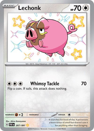 Lechonk 207/091 — Paldean Fates