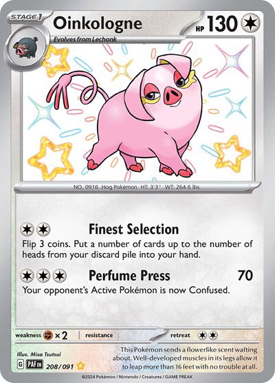 Oinkologne 208/091 — Paldean Fates