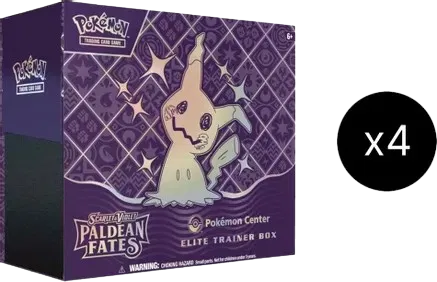 Paldean Fates Pokemon Center Elite Trainer Box (Exclusive) Case