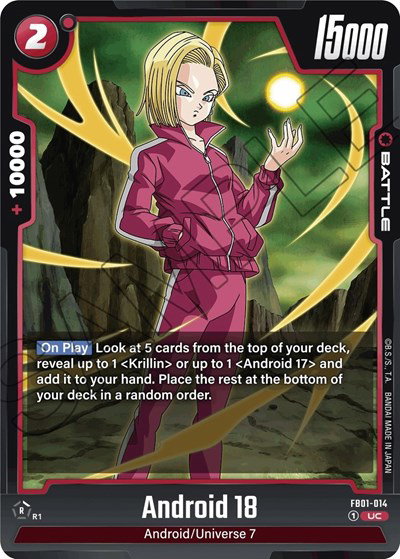 Android 18 - FB01-014 014