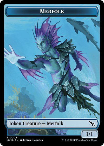 Merfolk Token 3