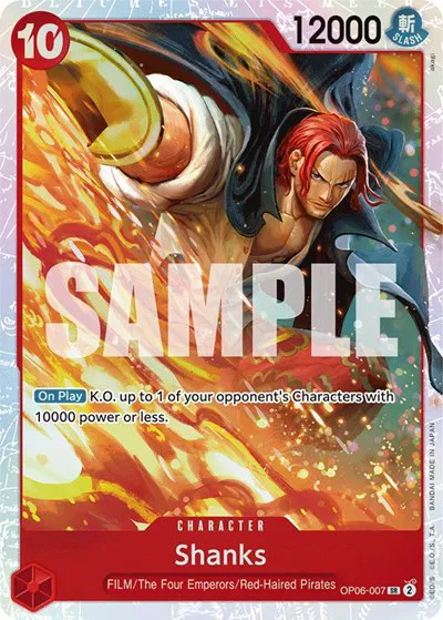 wings of the captain rare cards Vinsmoke Judge (OP06-062) It includes a mix of new and old themes One Piece Wings of the