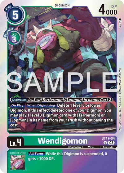 Starter Deck 17: Double Typhoon Advanced Deck Set - Digimon Card List and  Prices