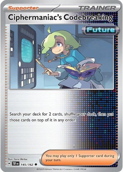 Ciphermaniac's Codebreaking 145/162 — Temporal Forces