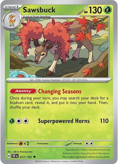 Sawsbuck 017/162 — Temporal Forces