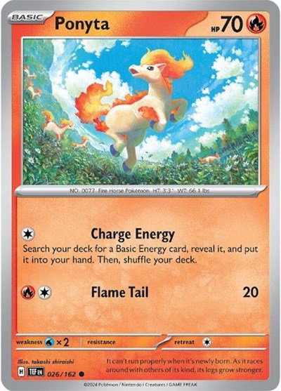 Ponyta 026/162 — Temporal Forces