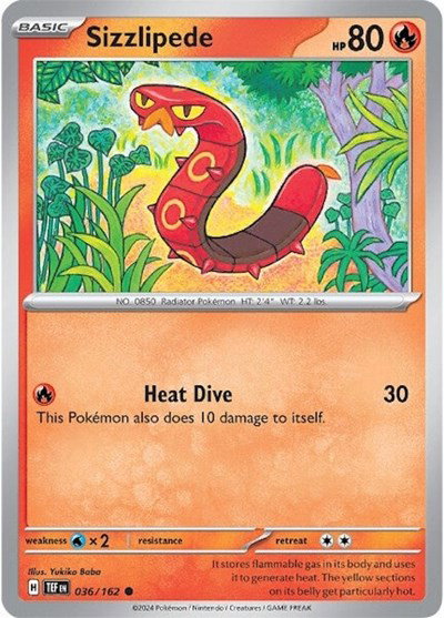 Sizzlipede 036/162 — Temporal Forces