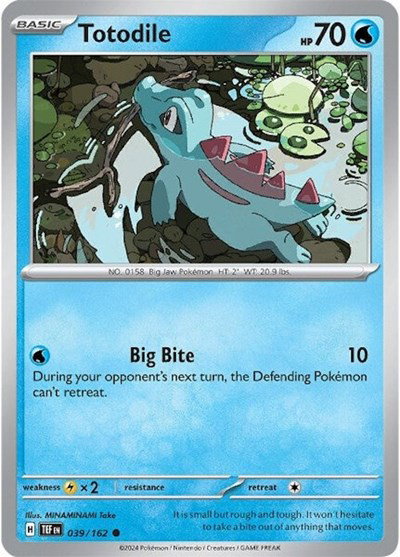 Totodile 039/162 — Temporal Forces
