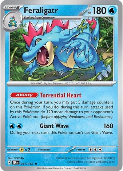 Feraligatr 041/162 — Temporal Forces