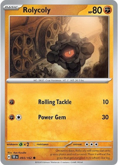 Rolycoly 093/162 — Temporal Forces