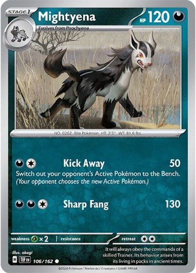 Mightyena 106/162 — Temporal Forces