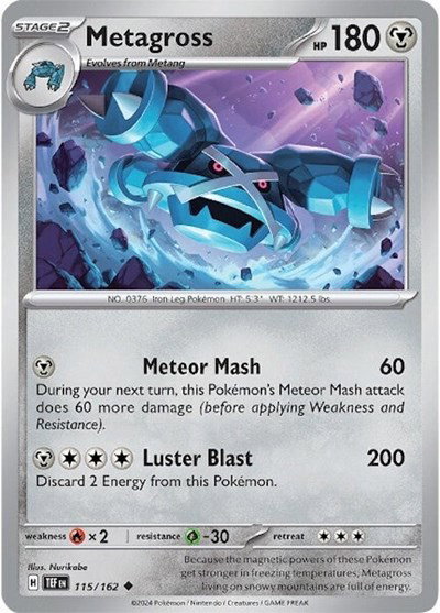 Metagross 115/162 — Temporal Forces