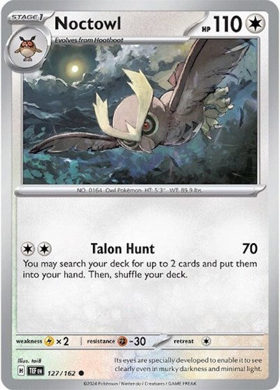 Noctowl 127/162 — Temporal Forces