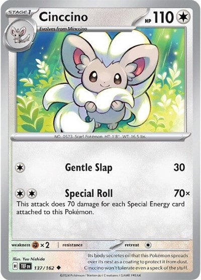 Cinccino 137/162 — Temporal Forces