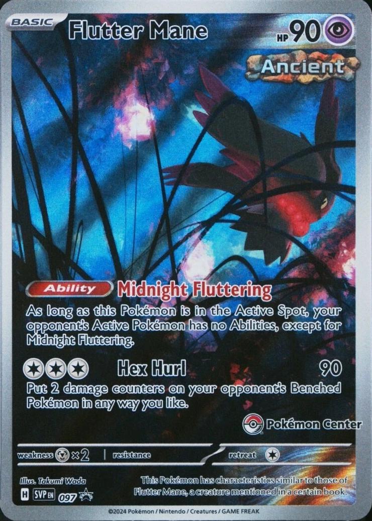Flutter Mane (Pokemon Center) 097 — Scarlet & Violet Promo