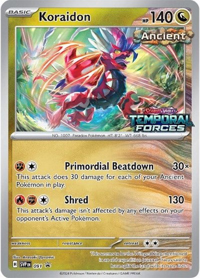 Koraidon (Prerelease) 091 — Scarlet & Violet Promo