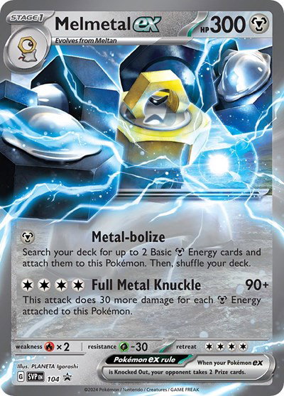 Melmetal ex 104 — Scarlet & Violet Promo