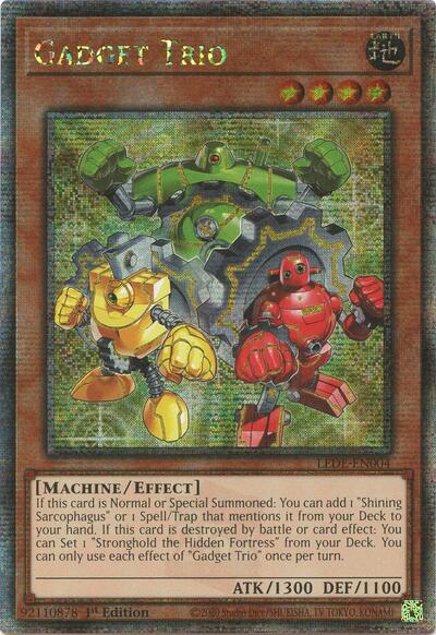 Gadget Trio (Quarter Century Secret Rare) LEDE-EN004