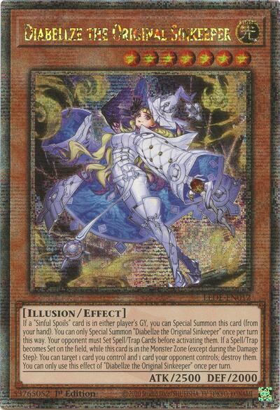 Diabellze the Original Sinkeeper (Quarter Century Secret Rare) LEDE-EN012