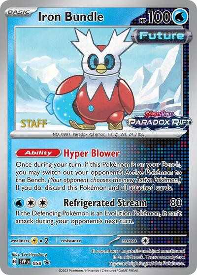 Iron Bundle (Prerelease) [Staff] 058 — Scarlet & Violet Promo