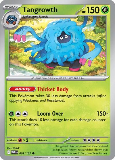 Tangrowth 002/167 — Twilight Masquerade