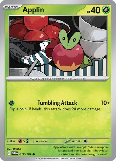 Applin 017/167 — Twilight Masquerade