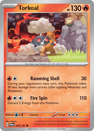 Torkoal 030/167 — Twilight Masquerade