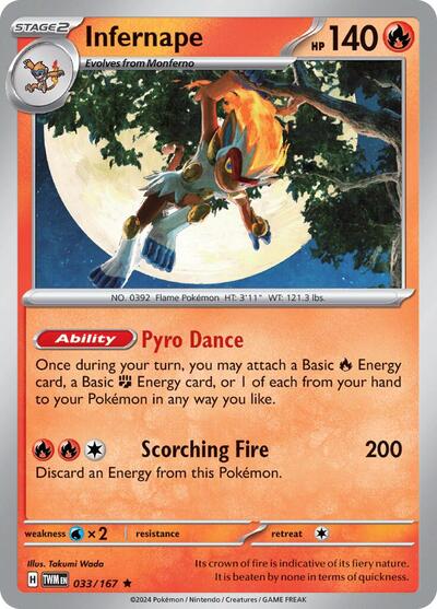 Infernape 033/167 — Twilight Masquerade