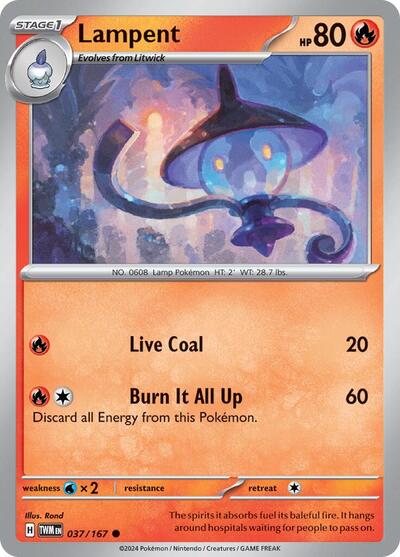Lampent 037/167 — Twilight Masquerade