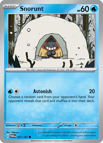 Snorunt 051/167 — Twilight Masquerade