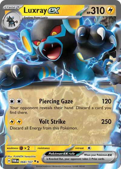 Luxray ex 068/167 — Twilight Masquerade