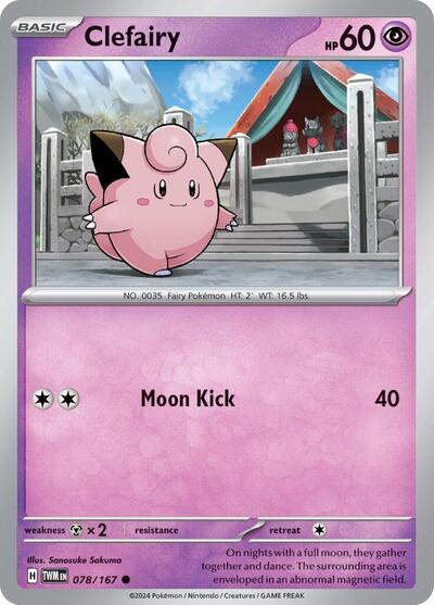 Clefairy 078/167 — Twilight Masquerade