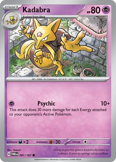 Kadabra 081/167 — Twilight Masquerade