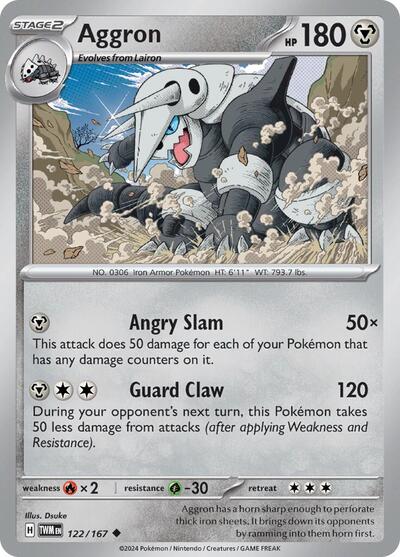 Aggron 122/167 — Twilight Masquerade