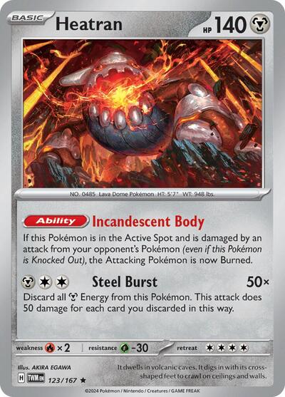 Heatran 123/167 — Twilight Masquerade