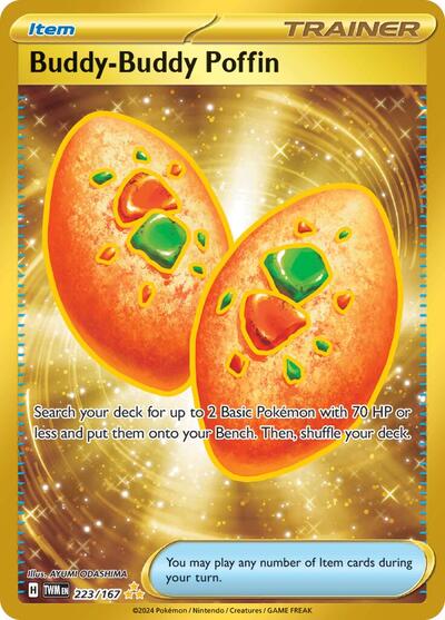 big charm gold card pokemon price 206/192 - Secret Rare Trainer You may play any number of Item cards during your turn. Many people asked so here