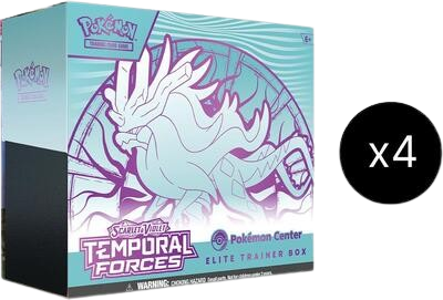 Temporal Forces Pokemon Center Elite Trainer Box Case (Exclusive) [Walking Wake] 