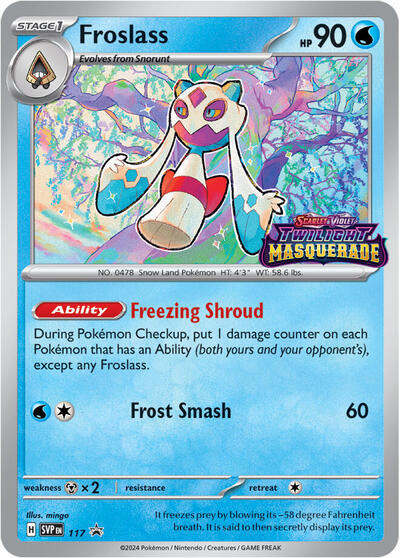 Froslass 117 — Scarlet & Violet Promo