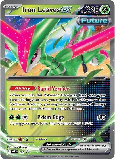 Iron Leaves ex 128 — Scarlet & Violet Promo