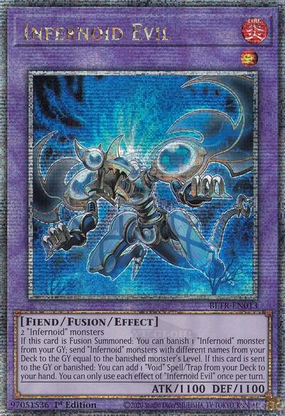 Infernoid Evil (Quarter Century Secret Rare) BLTR-EN013