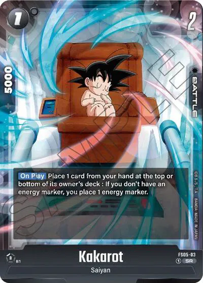 dragon ball super card game bardock deck TCG and you are guaranteed to get at least one of them Starter Deck 5: Bardock -