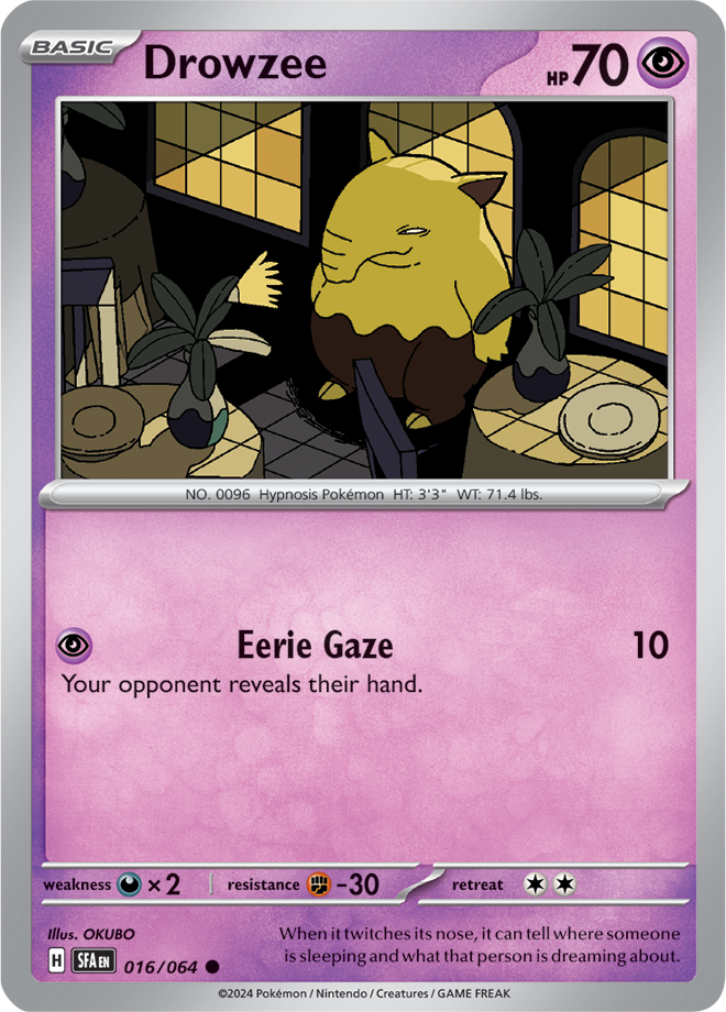 Drowzee 016/064 — Shrouded Fable