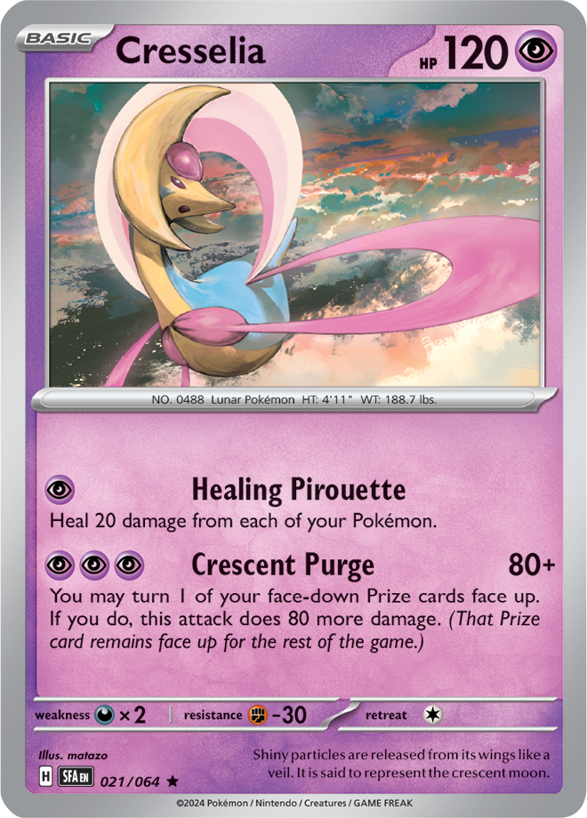 Cresselia 021/064 — Shrouded Fable