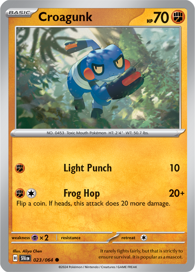 Croagunk 023/064 — Shrouded Fable