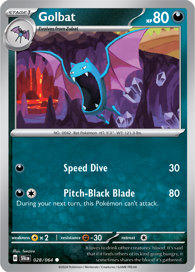 Golbat 028/064 — Shrouded Fable